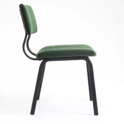 Charlecote Set Of 2 Fluted Dining Chairs (Dark Green Velvet) 20 Charlecote Set Of 2 Fluted Dining Chairs (Dark Green Velvet) -Best Furniture Shop DCH 2118 DARKGREEN VEL 2P 6