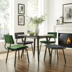 Charlecote Set Of 2 Fluted Dining Chairs (Dark Green Velvet) 15 Charlecote Set Of 2 Fluted Dining Chairs (Dark Green Velvet) -Best Furniture Shop DCH 2118 colour set 61e691a1 3827 405a 9519 5ef000503c55