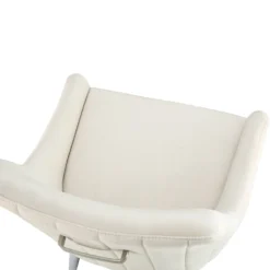 Garnet Set Of 2 Champagne Velvet Upholstered Dining Chairs With Back Handle -Best Furniture Shop DCH 2141 CHAMP VEL 2P detail2