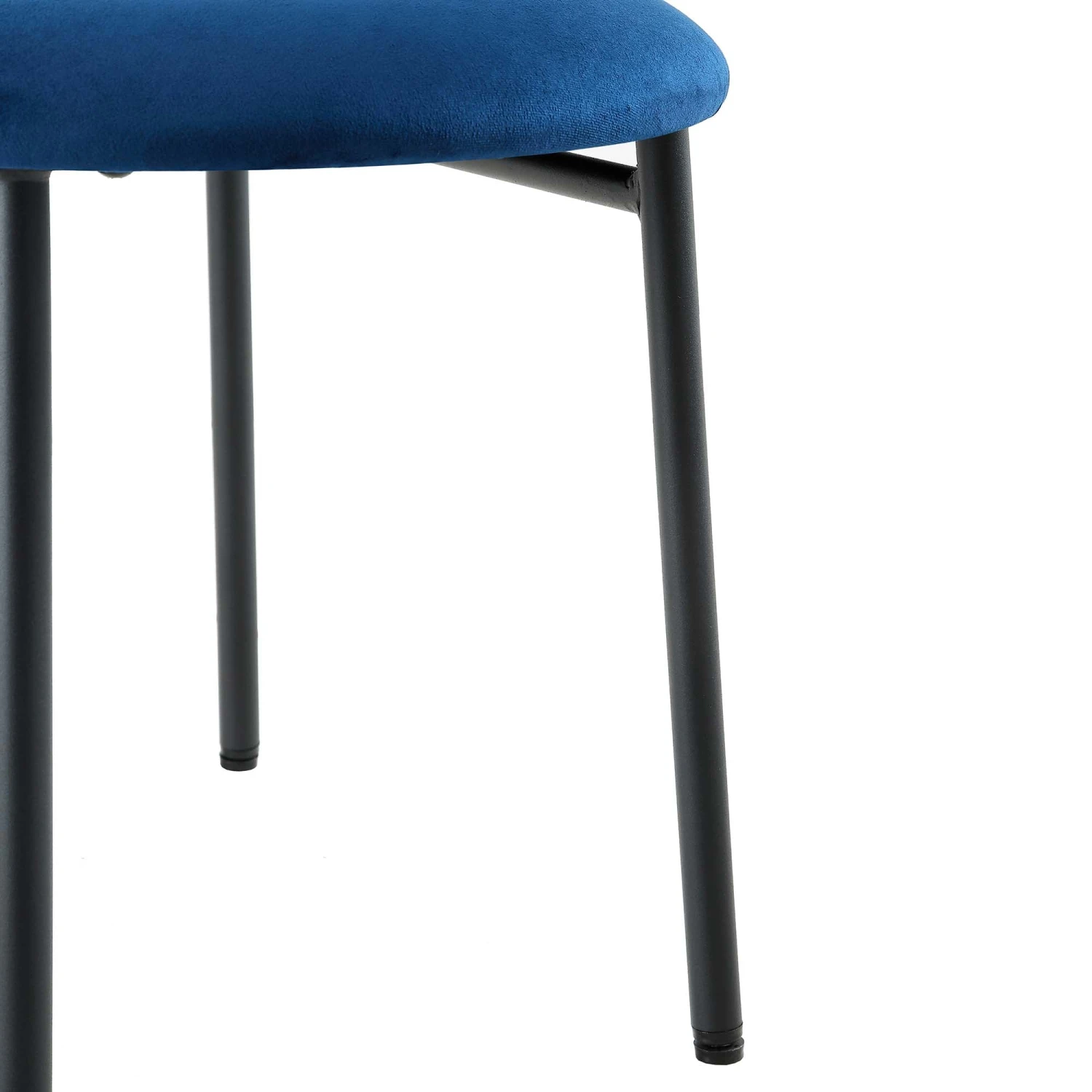 Donna Set Of 2 Navy Blue Velvet Dining Chairs 11 Donna Set Of 2 Navy Blue Velvet Dining Chairs - Image 11
