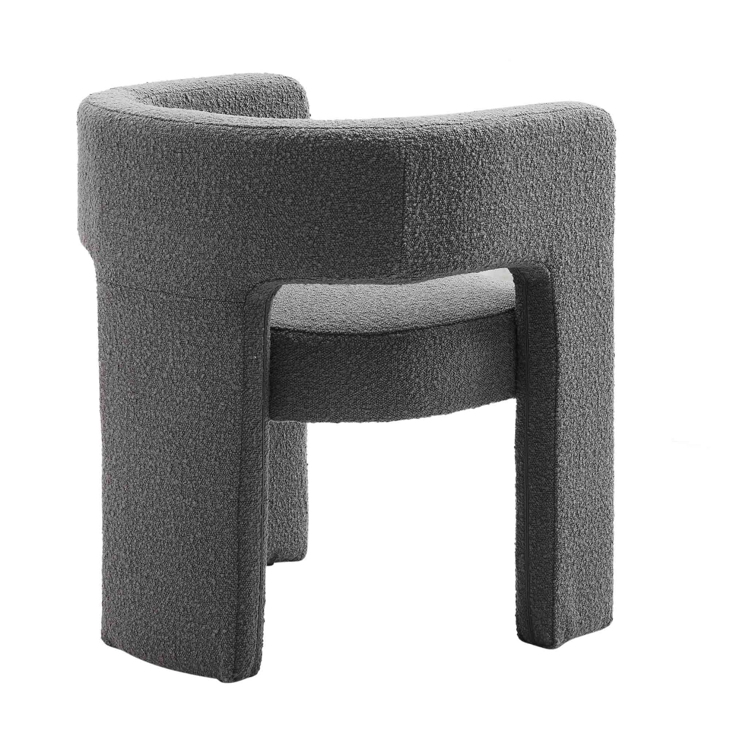 Greenwich Charcoal Boucle Dining Chair 6 Greenwich Charcoal Boucle Dining Chair - Image 6