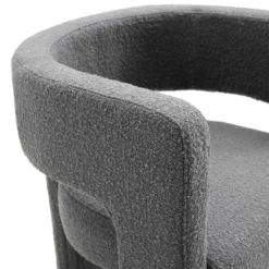 Greenwich Charcoal Boucle Dining Chair 20 Greenwich Charcoal Boucle Dining Chair -Best Furniture Shop DCH 2159 CHARCOAL BOUCLE detail2