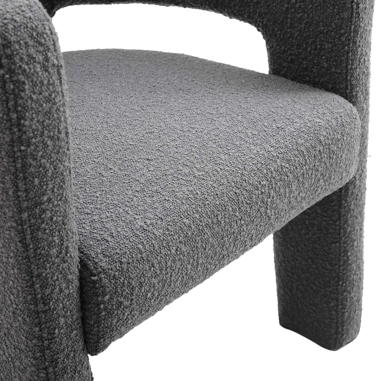 Greenwich Charcoal Boucle Dining Chair 11 Greenwich Charcoal Boucle Dining Chair - Image 11