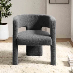 Best Furniture Shop -Best Furniture Shop DCH 2159 CHARCOAL BOUCLE scene1