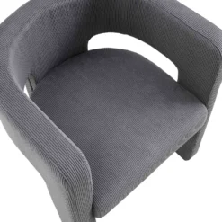 Greenwich Grey Corduroy Dining Chair 18 Greenwich Grey Corduroy Dining Chair -Best Furniture Shop DCH 2159 GREY CORD detail1