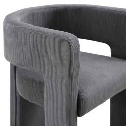 Greenwich Grey Corduroy Dining Chair 19 Greenwich Grey Corduroy Dining Chair -Best Furniture Shop DCH 2159 GREY CORD detail2