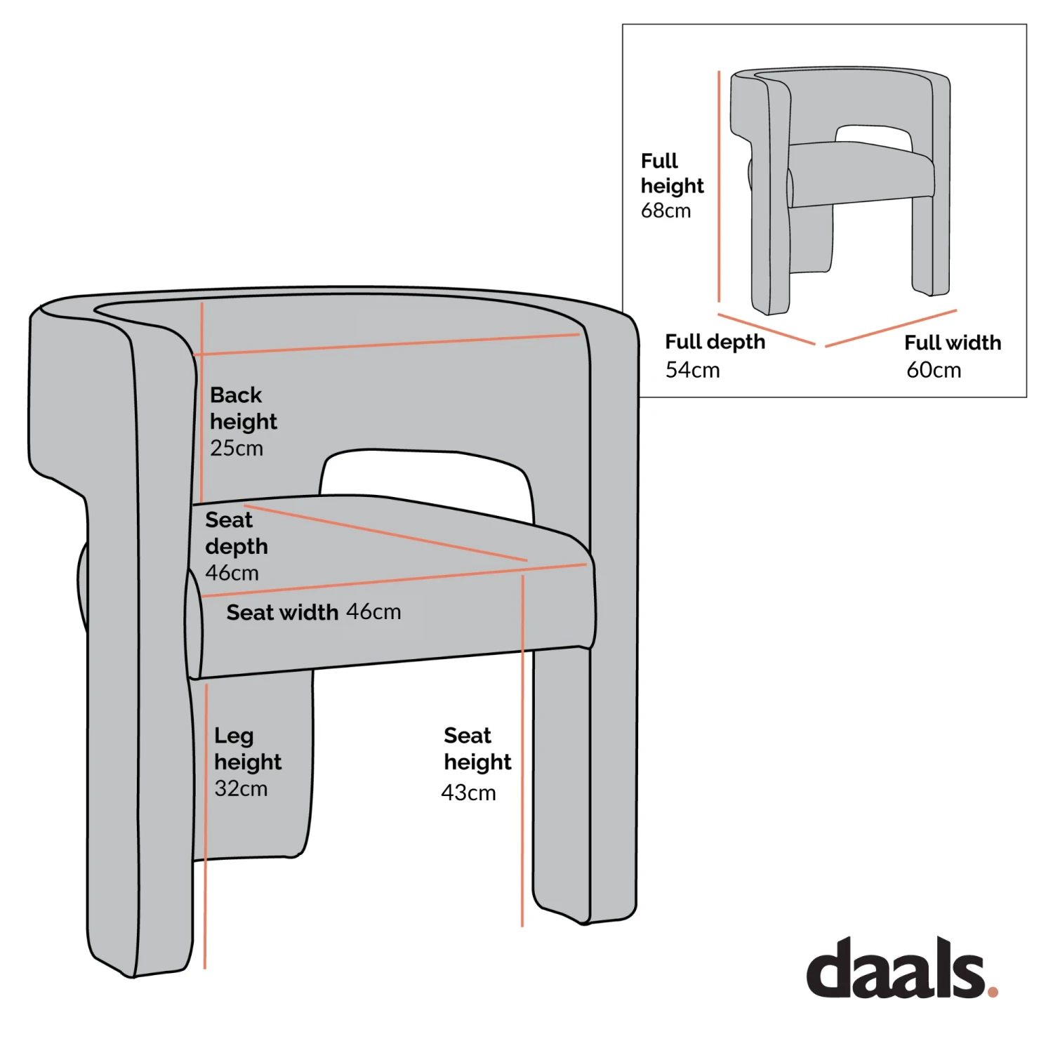 Greenwich Grey Corduroy Dining Chair 5 Greenwich Grey Corduroy Dining Chair - Image 5