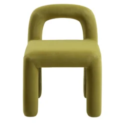 Libby Olive Green Velvet Dining Chair -Best Furniture Shop DCH 2160 OLIVE VEL WB1
