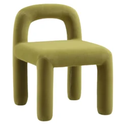 Libby Olive Green Velvet Dining Chair -Best Furniture Shop DCH 2160 OLIVE VEL WB2