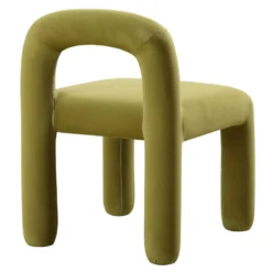 Libby Olive Green Velvet Dining Chair -Best Furniture Shop DCH 2160 OLIVE VEL WB4