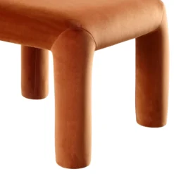 Libby Rust Velvet Dining Chair -Best Furniture Shop DCH 2160 RUST VEL detail3