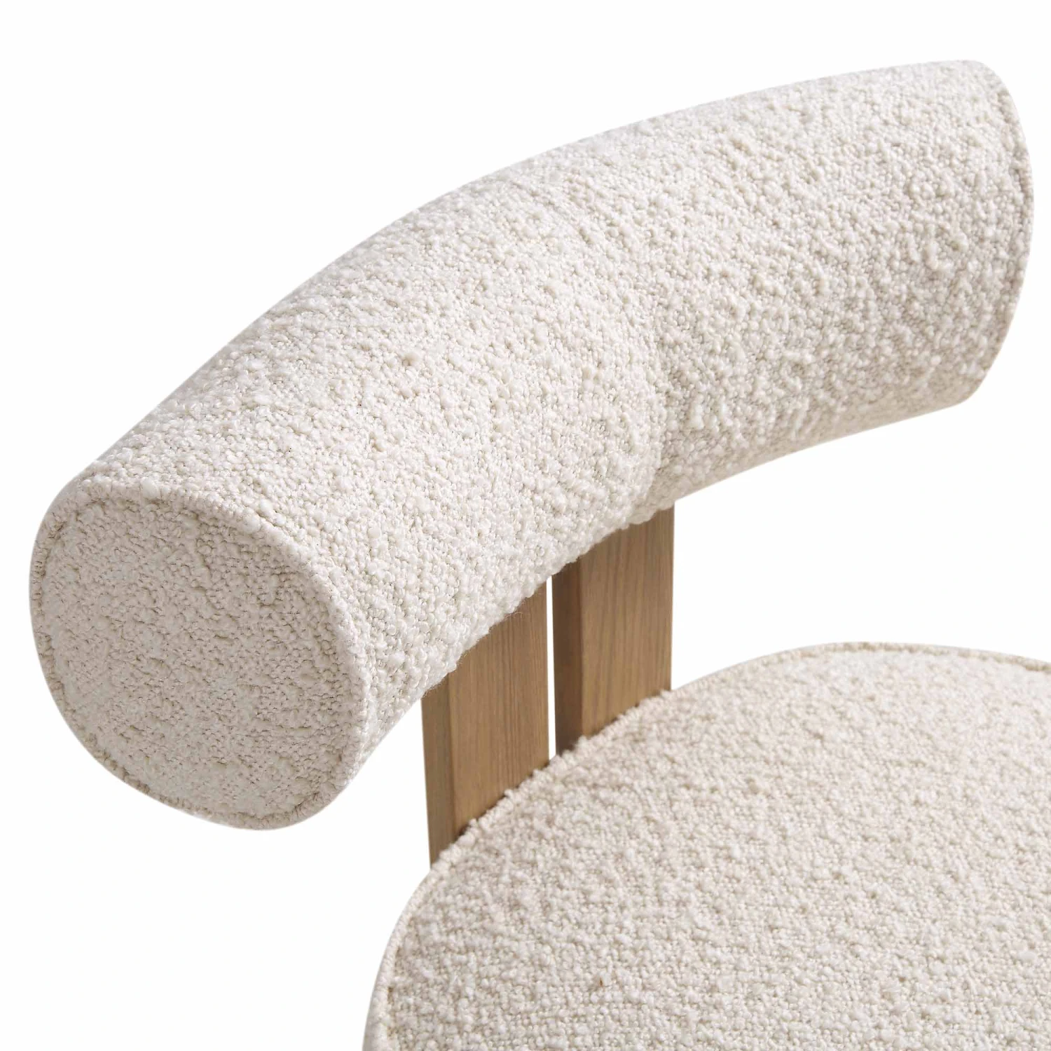 Ophelia Ecru Boucle Dining Chair 10 Ophelia Ecru Boucle Dining Chair - Image 10