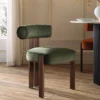 Ophelia Moss Green Velvet Dining Chair