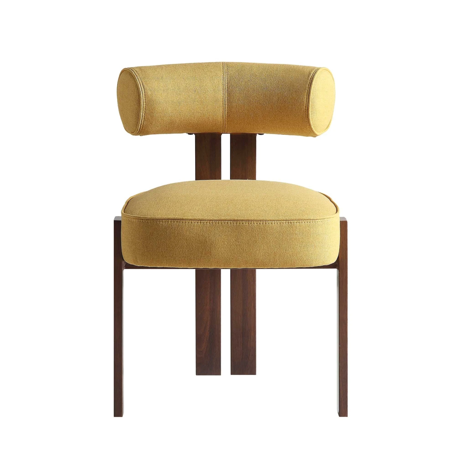 Ophelia Honey Gold Fabric Dining Chair 5 Ophelia Honey Gold Fabric Dining Chair - Image 5