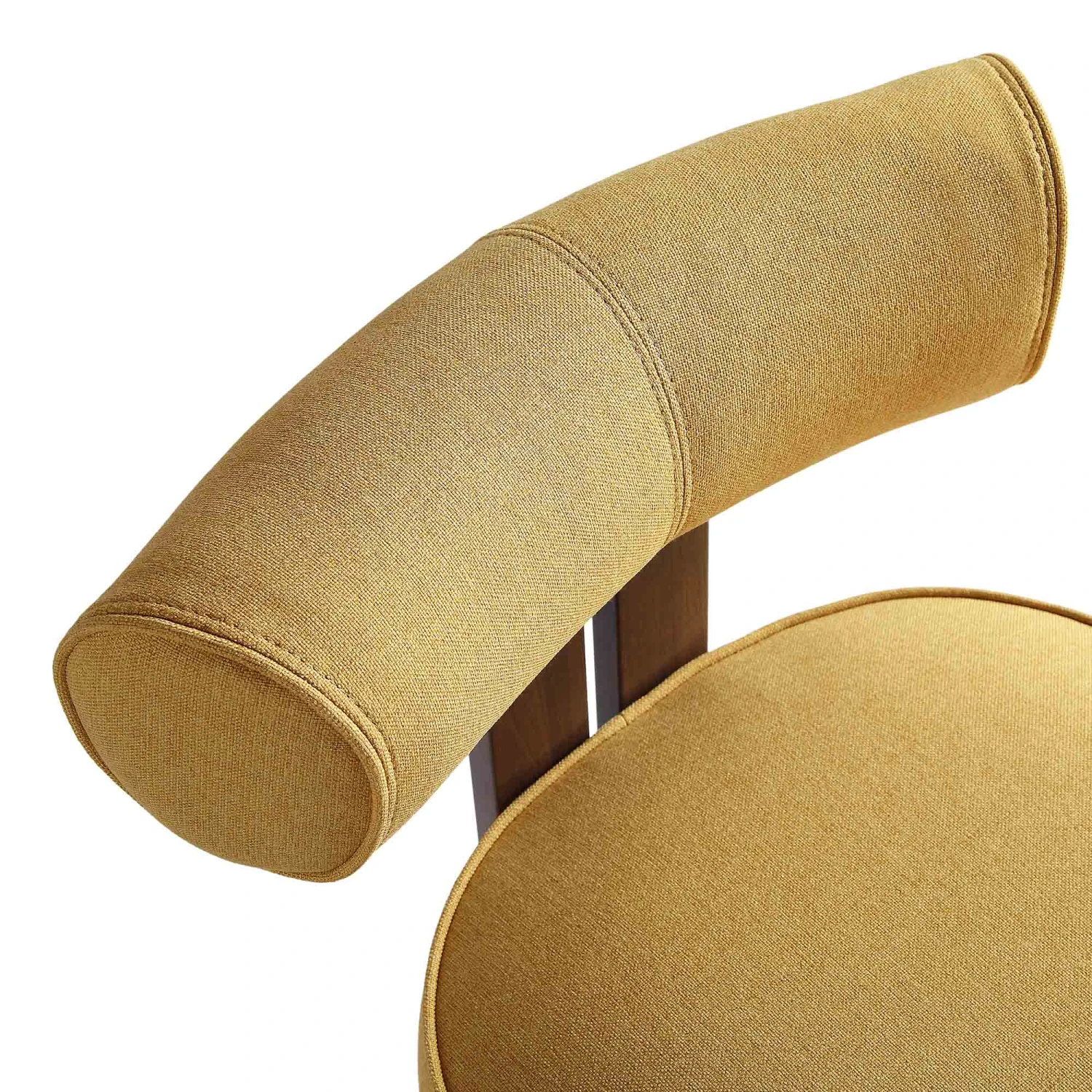 Ophelia Honey Gold Fabric Dining Chair 12 Ophelia Honey Gold Fabric Dining Chair - Image 12