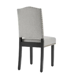 Draycott Set Of 2 Grey Fabric Dining Chairs -Best Furniture Shop DCH LW8113 GREYFAB 2P 4