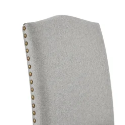 Draycott Set Of 2 Grey Fabric Dining Chairs -Best Furniture Shop DCH LW8113 GREYFAB 2P detail1