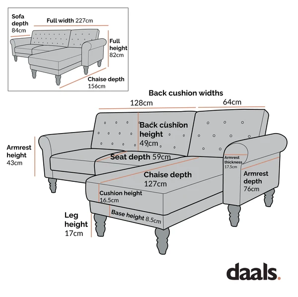 Hanney Chesterfield Chaise Sofabed In Moss Green Velvet 4 Hanney Chesterfield Chaise Sofabed In Moss Green Velvet - Image 4