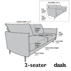 Bari Beige Woven Fabric Sofa 29 Bari Beige Woven Fabric Sofa -Best Furniture Shop Dimensional Drawings JUNE 2022 AYSF 08 2ST