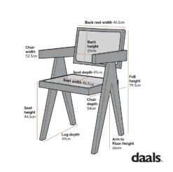 Jeanne Dark Walnut Cane Rattan Solid Beech Wood Dining Chair -Best Furniture Shop Dimensional Drawings JUNE 2022 XN 1933 12c9df87 2eff 44c9 93b0 2bcaaa5211c8