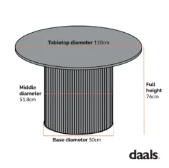 Maru Round Oak Pedestal Dining Table, Black 14 Maru Round Oak Pedestal Dining Table, Black -Best Furniture Shop Dimensional Drawings MAY 2023 BSD 134 1 099e23ef 0e74 4d89 b76a 3e0f3ee43130