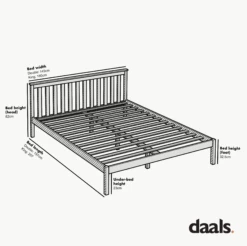 Linnelle Solid Wood Bed Frame In Grey 11 Linnelle Solid Wood Bed Frame In Grey -Best Furniture Shop Dimensional Drawings Mar 2023 JIN 02