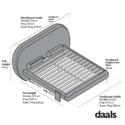 Elystan Oval Headboard Upholstered Bed, Warm Beige Fabric 20 Elystan Oval Headboard Upholstered Bed, Warm Beige Fabric -Best Furniture Shop ElystanBedrevised 41ed3c7c 25d7 4390 9885 1897aa90273e