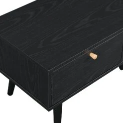 Anya Woven Rattan 3-Drawer TV Unit In Black 15 Anya Woven Rattan 3-Drawer TV Unit In Black -Best Furniture Shop FT TV 001 BLACK detail2