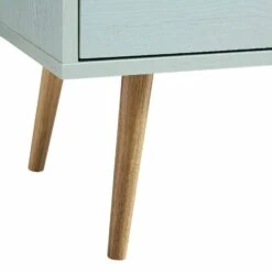 Anya Woven Rattan 3-Drawer TV Unit In Mint -Best Furniture Shop FT TV 001 SAGE detail4