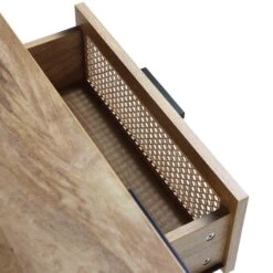 Izzy Curved Rattan 150cm TV Unit, Natural -Best Furniture Shop FT TV 03 NAT detail3