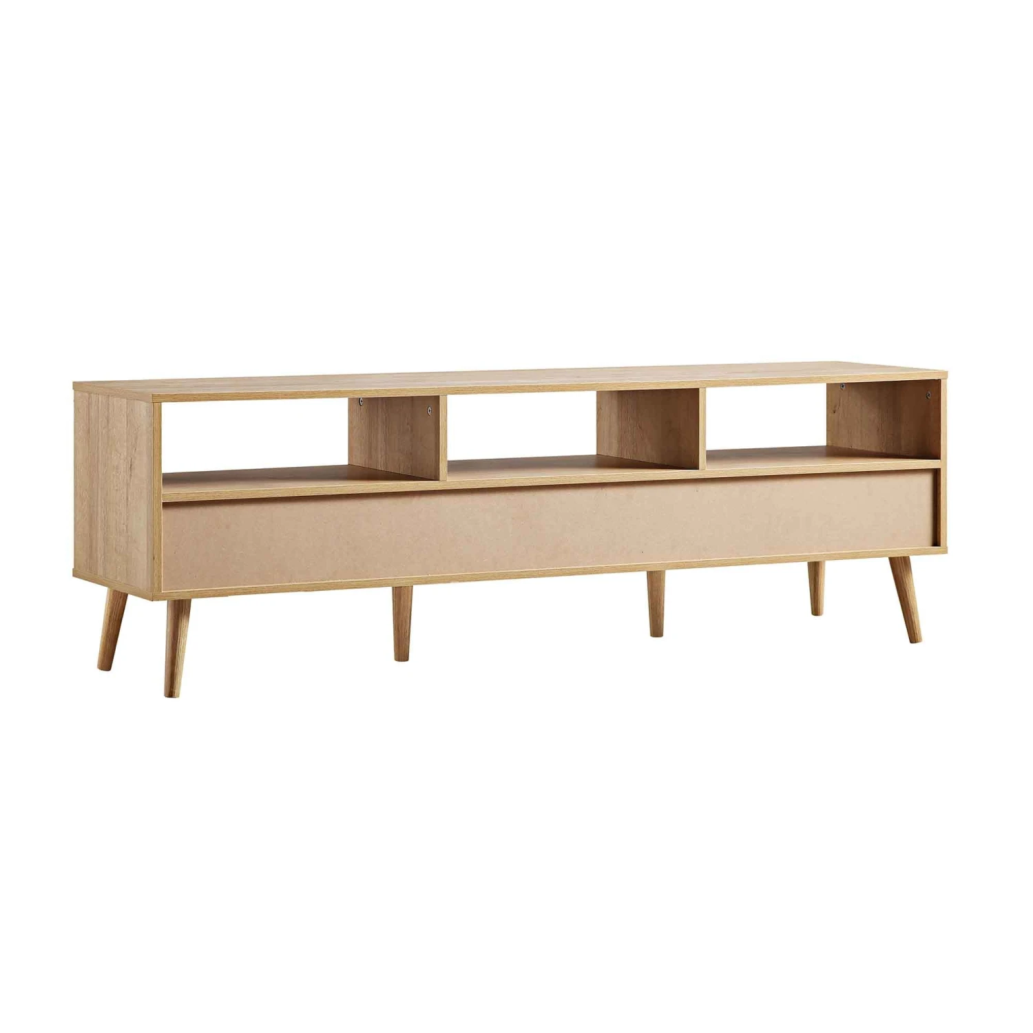 Frances Woven Rattan 160cm 3-Drawer TV Unit, Natural 10 Frances Woven Rattan 160cm 3-Drawer TV Unit, Natural - Image 10