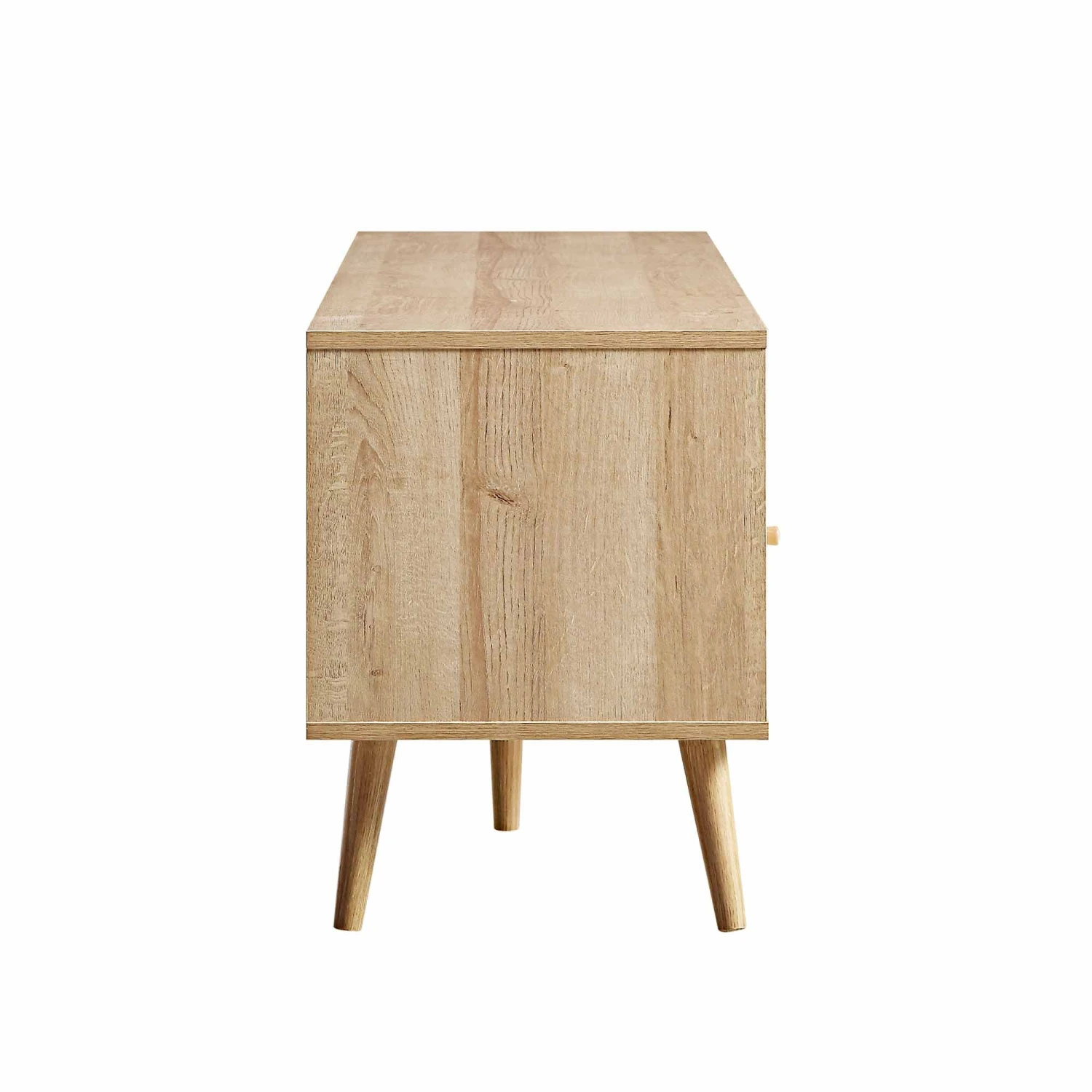 Frances Woven Rattan 160cm 3-Drawer TV Unit, Natural 9 Frances Woven Rattan 160cm 3-Drawer TV Unit, Natural - Image 9