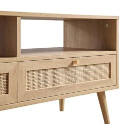 Frances Woven Rattan 160cm 3-Drawer TV Unit, Natural 24 Frances Woven Rattan 160cm 3-Drawer TV Unit, Natural -Best Furniture Shop FT TV 05 NAT detail1