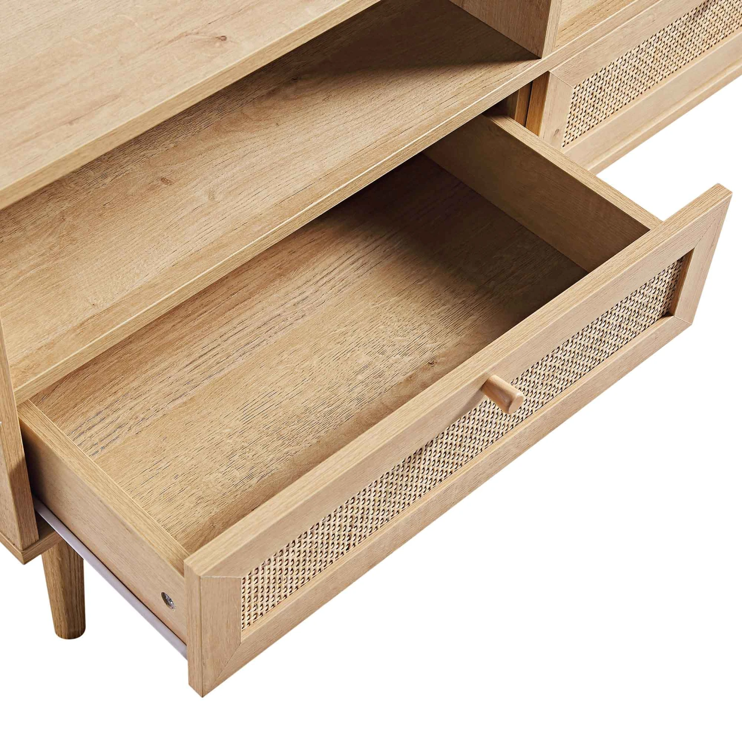 Frances Woven Rattan 160cm 3-Drawer TV Unit, Natural 12 Frances Woven Rattan 160cm 3-Drawer TV Unit, Natural - Image 12