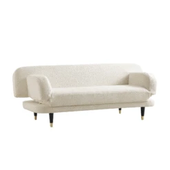 Solna 2-Seater Sofa Bed, Beige Boucle -Best Furniture Shop GCSF 2277 BEIGE BOU GIF2