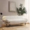 Solna 2-Seater Sofa Bed, Beige Boucle