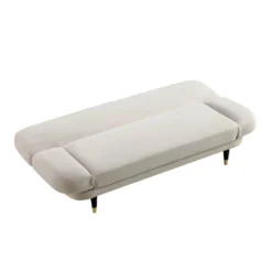 Solna 2-Seater Sofa Bed, Champagne Velvet -Best Furniture Shop GCSF 2277 CHAMP VEL WB7