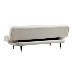Solna 2-Seater Sofa Bed, Champagne Velvet -Best Furniture Shop GCSF 2277 CHAMP VEL WB8