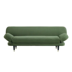 Solna 2-Seater Sofa Bed, Moss Green Velvet -Best Furniture Shop GCSF 2277 MOSS VEL GIF2