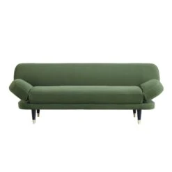 Solna 2-Seater Sofa Bed, Moss Green Velvet -Best Furniture Shop GCSF 2277 MOSS VEL WB3
