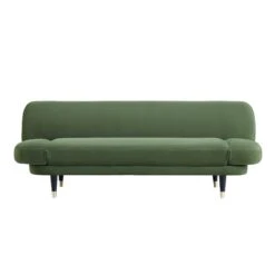 Solna 2-Seater Sofa Bed, Moss Green Velvet -Best Furniture Shop GCSF 2277 MOSS VEL WB4