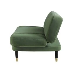 Solna 2-Seater Sofa Bed, Moss Green Velvet -Best Furniture Shop GCSF 2277 MOSS VEL WB5
