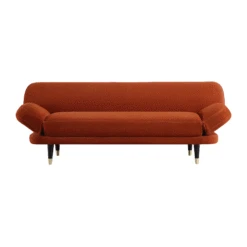 Solna 2-Seater Sofa Bed, Rust Velvet -Best Furniture Shop GCSF 2277 RUST VEL GIF2
