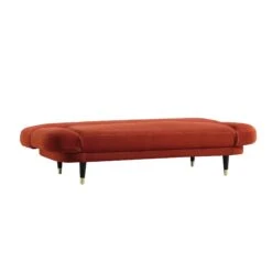 Solna 2-Seater Sofa Bed, Rust Velvet -Best Furniture Shop GCSF 2277 RUST VEL WB4