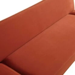 Solna 2-Seater Sofa Bed, Rust Velvet -Best Furniture Shop GCSF 2277 RUST VEL detail1