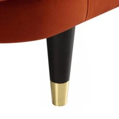 Solna 2-Seater Sofa Bed, Rust Velvet -Best Furniture Shop GCSF 2277 RUST VEL detail2