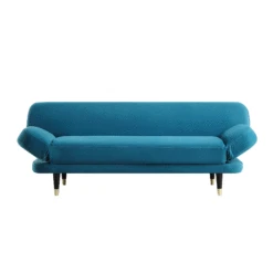 Solna 2-Seater Sofa Bed, Teal Velvet 19 Solna 2-Seater Sofa Bed, Teal Velvet -Best Furniture Shop GCSF 2277 TEAL VEL GIF1