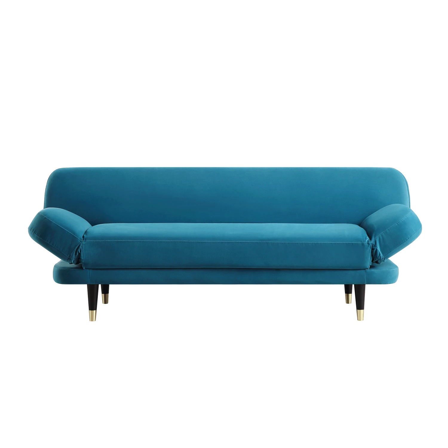 Solna 2-Seater Sofa Bed, Teal Velvet 5 Solna 2-Seater Sofa Bed, Teal Velvet - Image 5