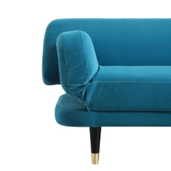 Solna 2-Seater Sofa Bed, Teal Velvet 20 Solna 2-Seater Sofa Bed, Teal Velvet -Best Furniture Shop GCSF 2277 TEAL VEL GIF3