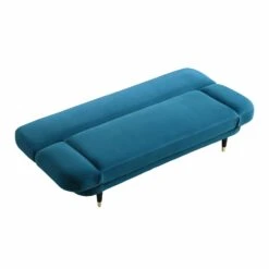 Solna 2-Seater Sofa Bed, Teal Velvet 27 Solna 2-Seater Sofa Bed, Teal Velvet -Best Furniture Shop GCSF 2277 TEAL VEL WB3